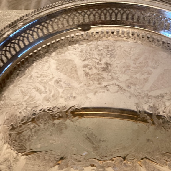 Vintage British Leonard Silver Tray - Picture 7 of 8